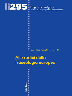 cover image of Alle radici della fraseologia europea